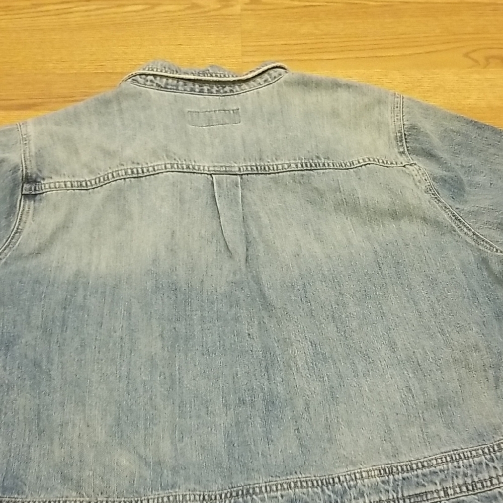 Nwt Lucky Brand Blue Denim Dress - Picture 12 of 14